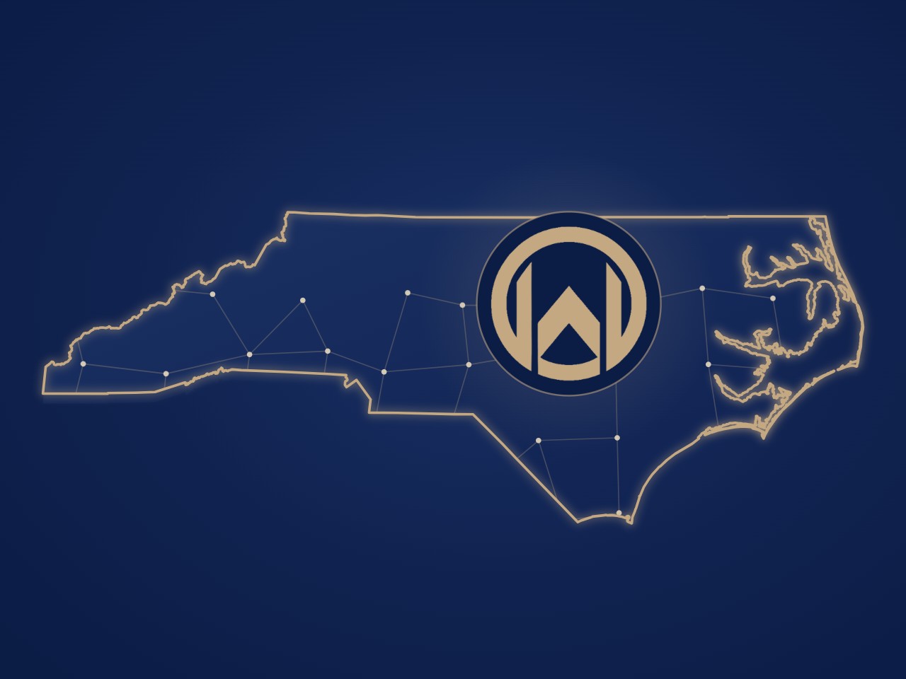 North Carolina outline with the MW AIRLIFT emblem